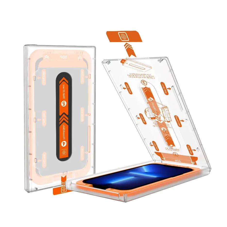 Zastitno Staklo Zastitno staklo 2.5D dust free Box za iPhone 14 Pro 6.1 crni
