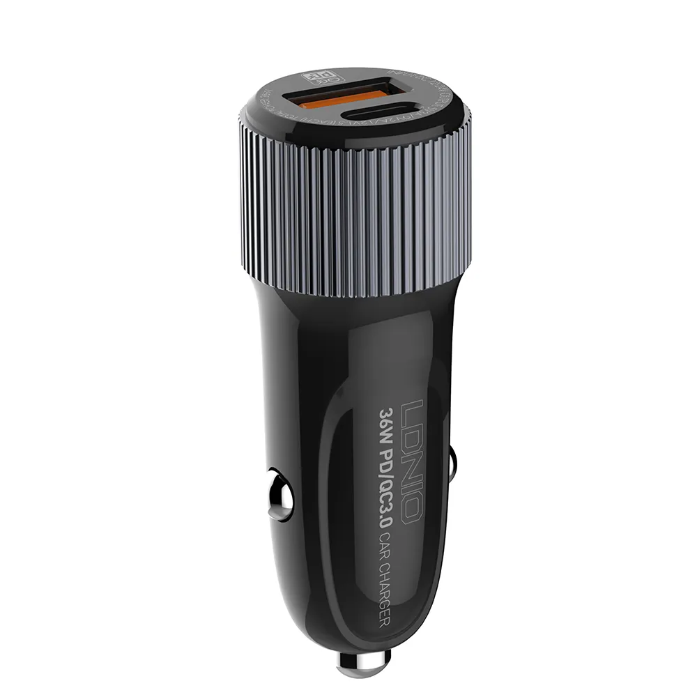 Auto punjac LDNIO C510Q PD/QC3.0 36W sa Type C na Type C kablom