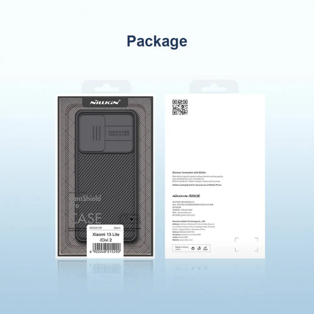 Maska Nillkin CamShield Pro za Xiaomi 13 Lite plava