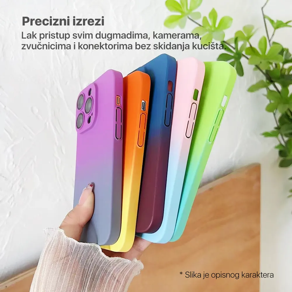 Maska Rainbow Spring za Samsung A346B Galaxy A34 5G tamno plava bordo