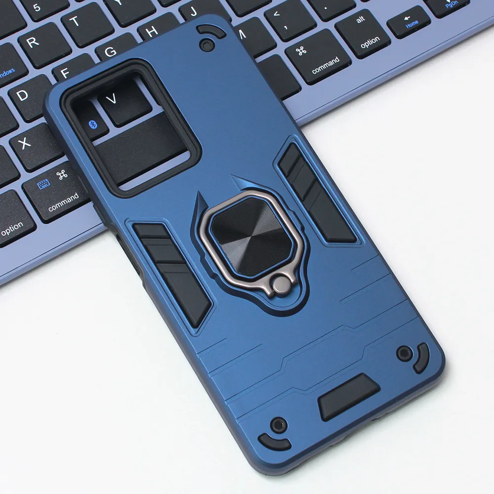 Maska Cube Ring za Xiaomi Redmi Note 12 Pro 5G (EU) tamno plava