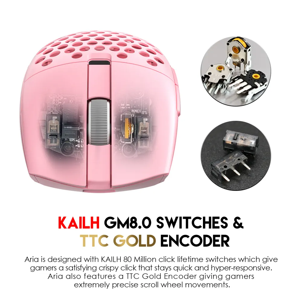 Mis Wireless Gaming Fantech XD7 Aria Sakura