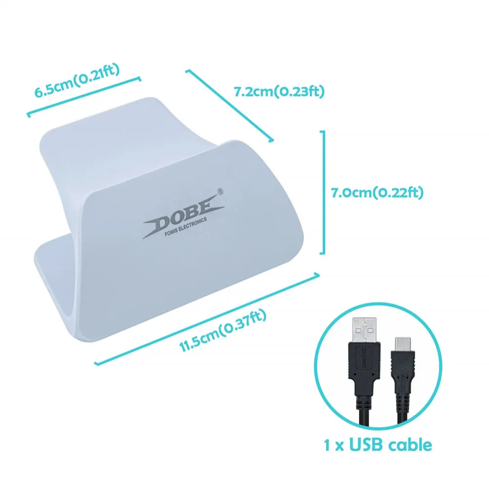 Dobe TP5-0537B stalak-punjac za PS5 beli