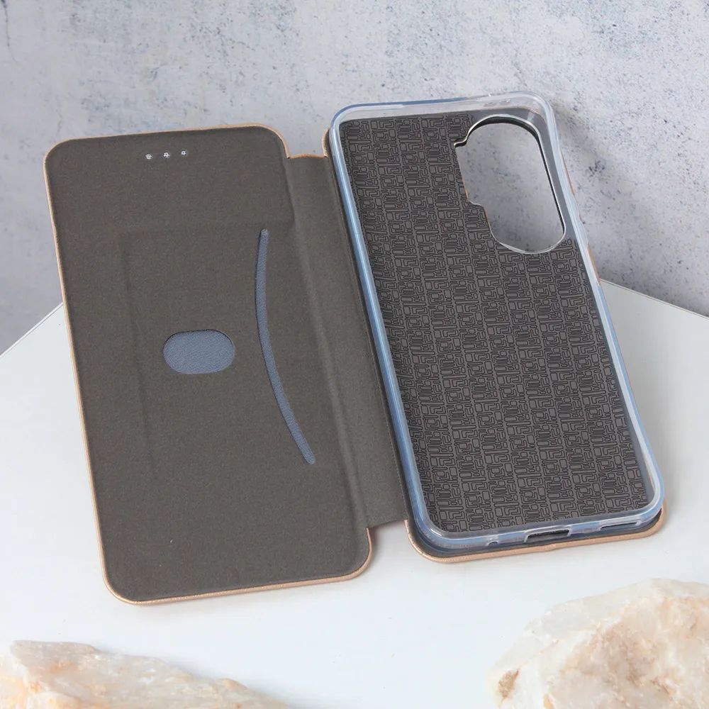 Maska Teracell Flip Cover za Honor 90 Lite zlatna