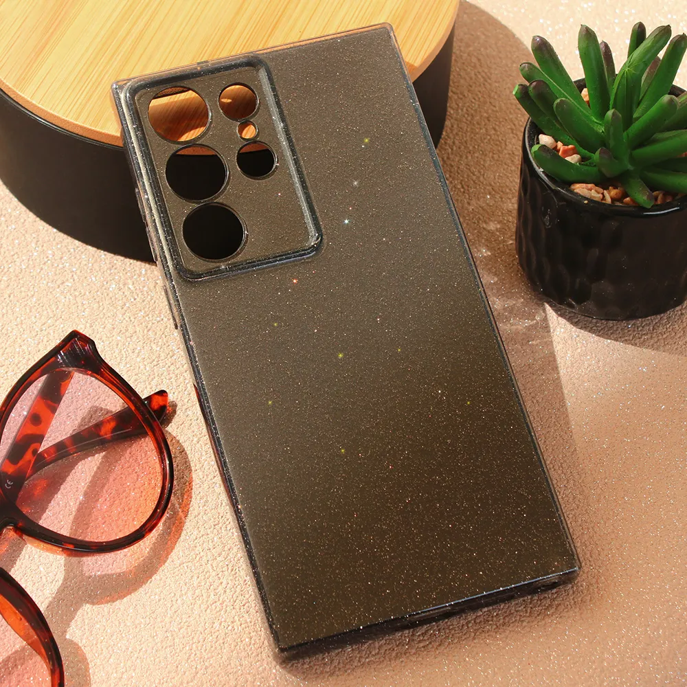 Maska Sparkle Dust za Samsung S918B Galaxy S23 Ultra crna