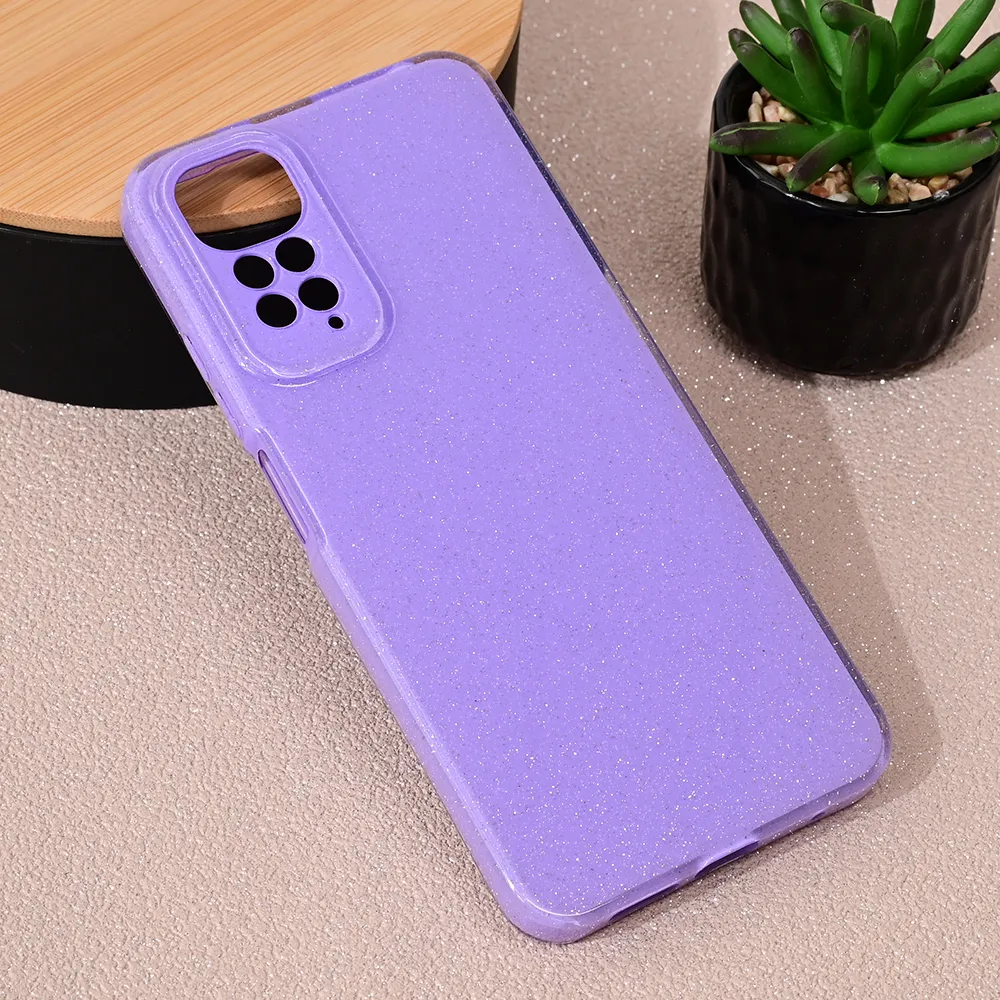 Maska Sparkle Dust za Xiaomi Redmi Note 11/Note 11S ljubicasta