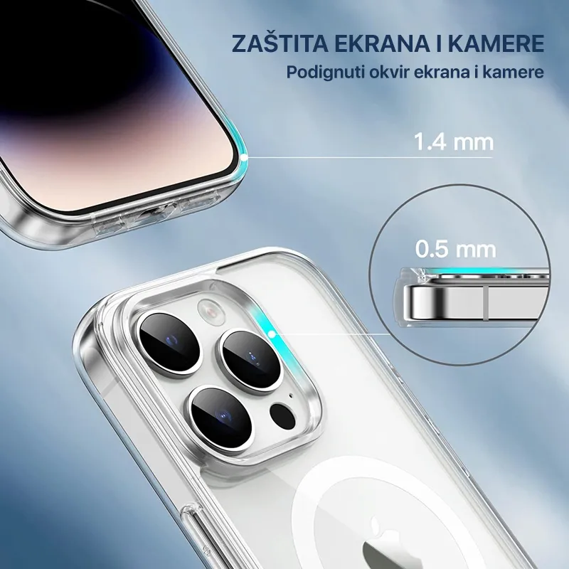 Maska Magsafe za iPhone 15 6.1 transparent