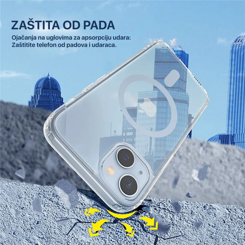 Maska Magsafe za iPhone 15 Plus 6.7 transparent