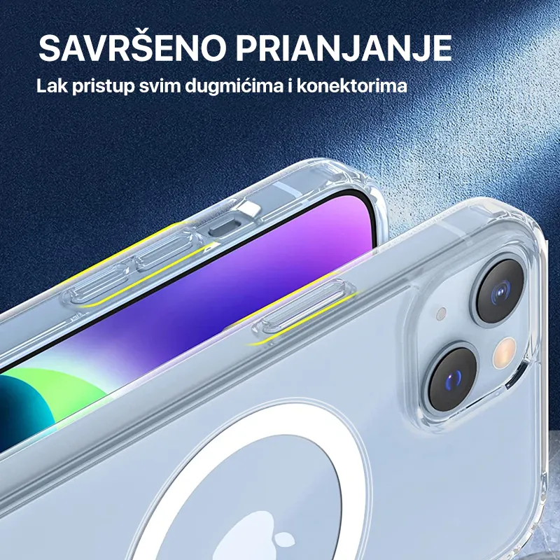 Maska Magsafe za iPhone 15 Plus 6.7 transparent