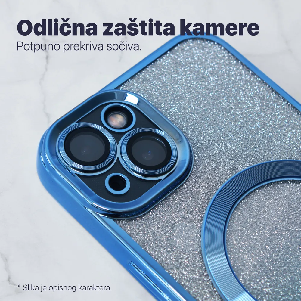 Maska Shine Magsafe za iPhone 14 6.1 ljubicasta