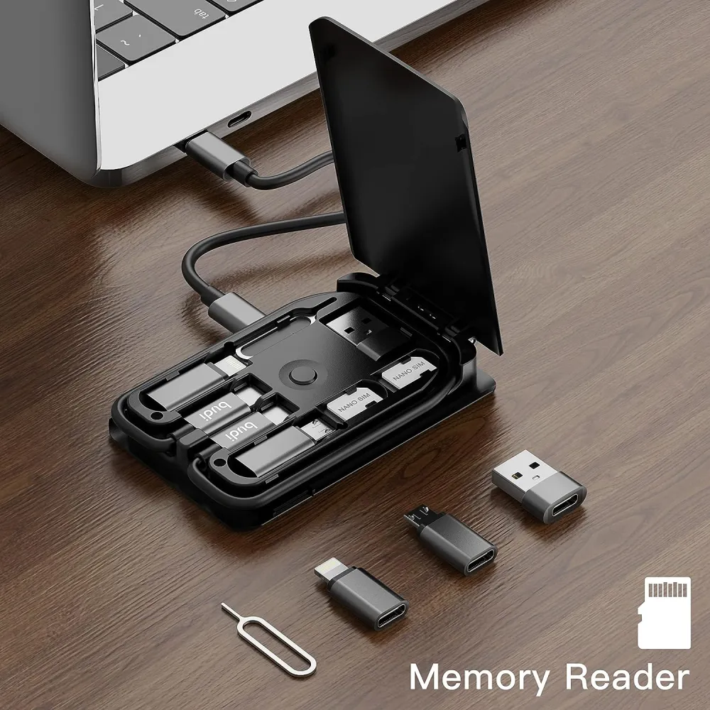 Multifunkcionalni box wireless punjac Budi 15W crni