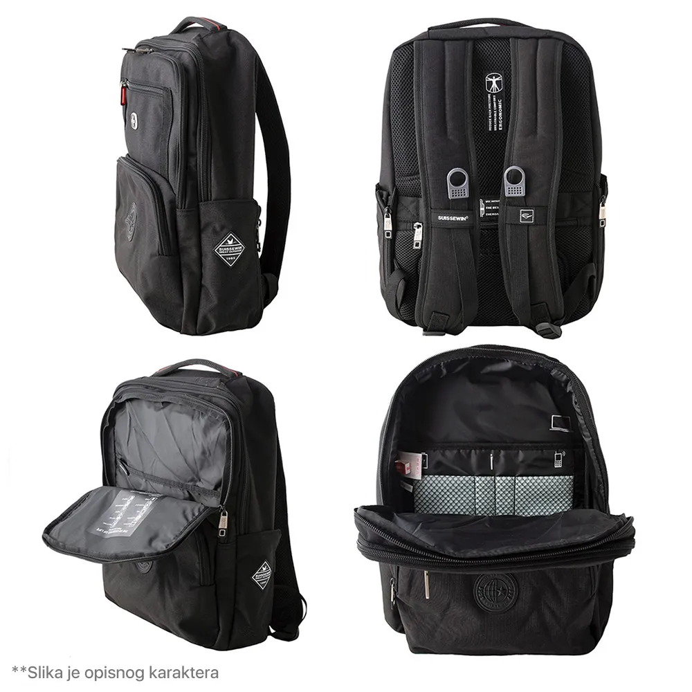 Ranac za laptop Swiss 15.6 SN9662 plavi