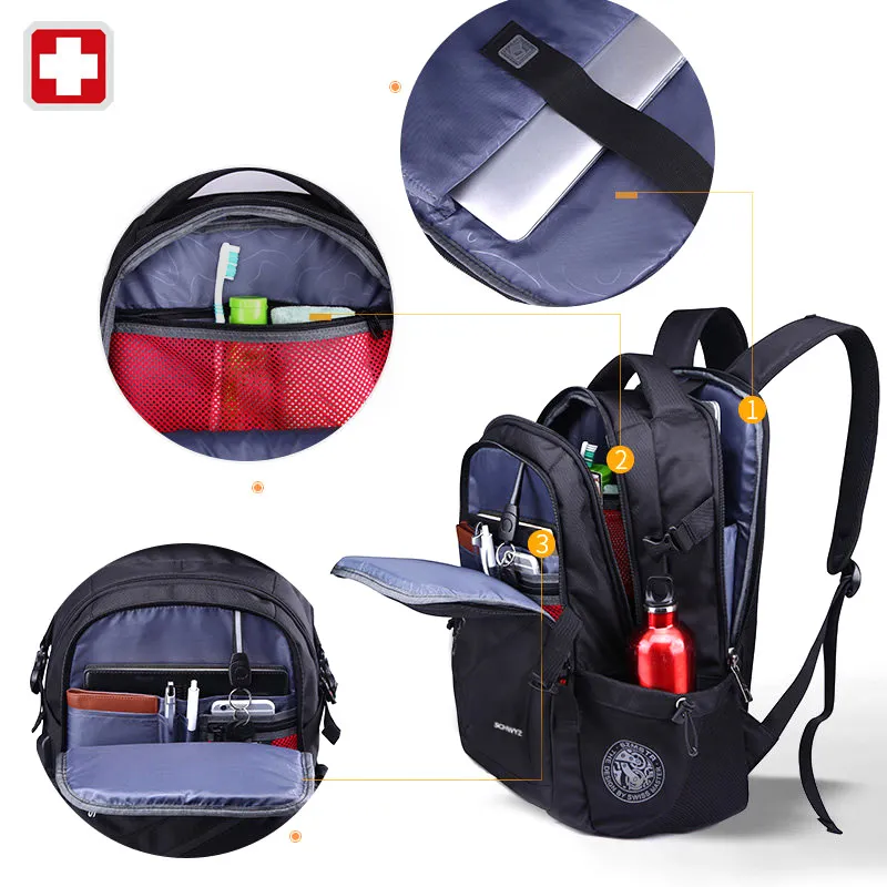 Ranac za laptop Swiss 15.6 SC81517 crni