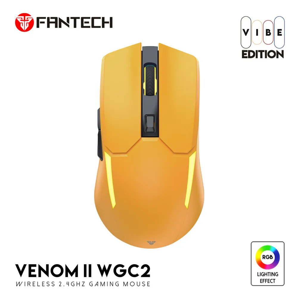 Mis Wireless Gaming Fantech WGC2 Venom II zuti