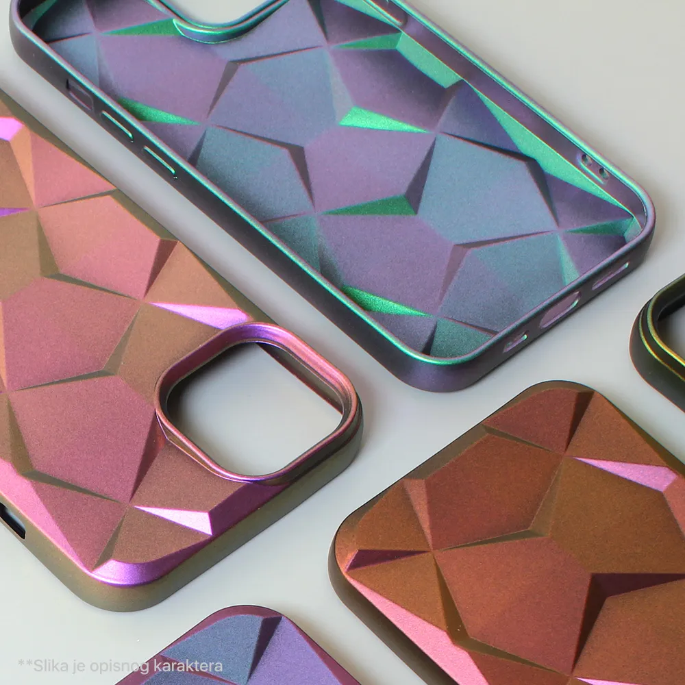 Maska Shiny Diamond za iPhone 14 Pro 6.1 roze