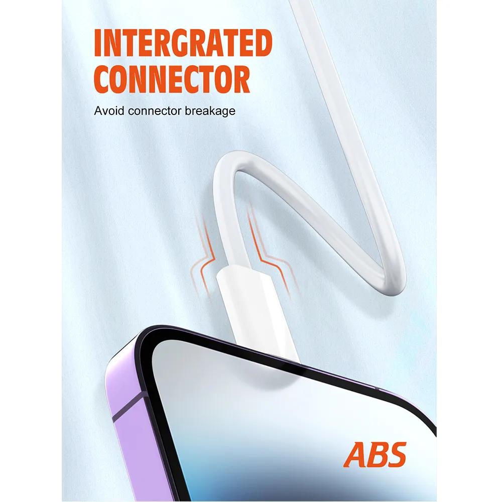 Data kabl LDNIO LS891 25W Fast micro USB beli 1m