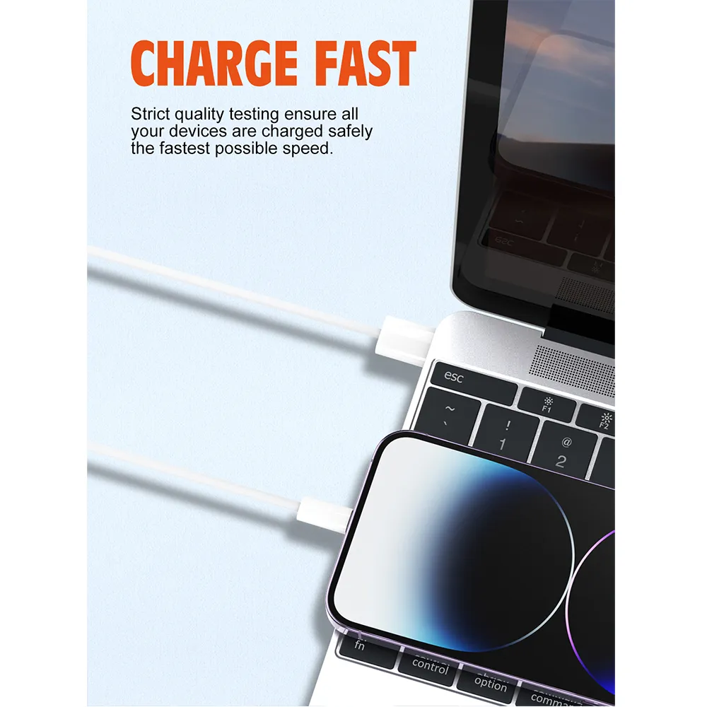 Data kabl LDNIO LS892 25W Fast micro USB 2m beli