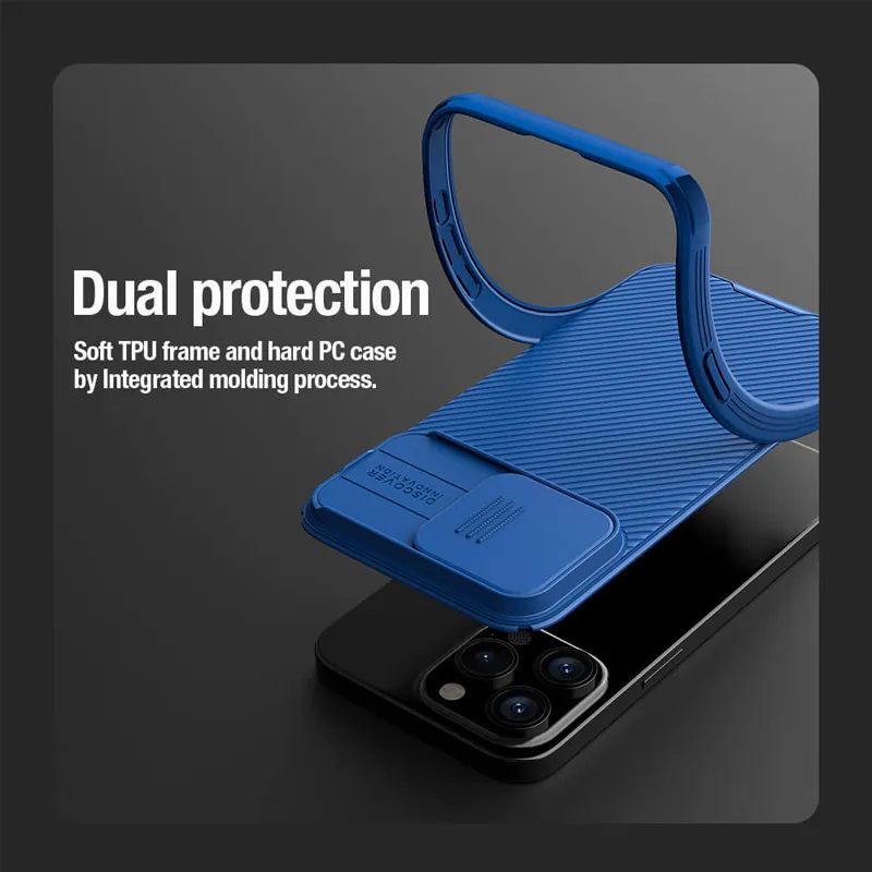 Maska Nillkin CamShield Pro za iPhone 15 Pro 6.1 zelena