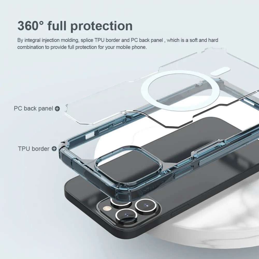 Maska Nillkin Nature Pro Magnetic za iPhone 15 6.1 plava