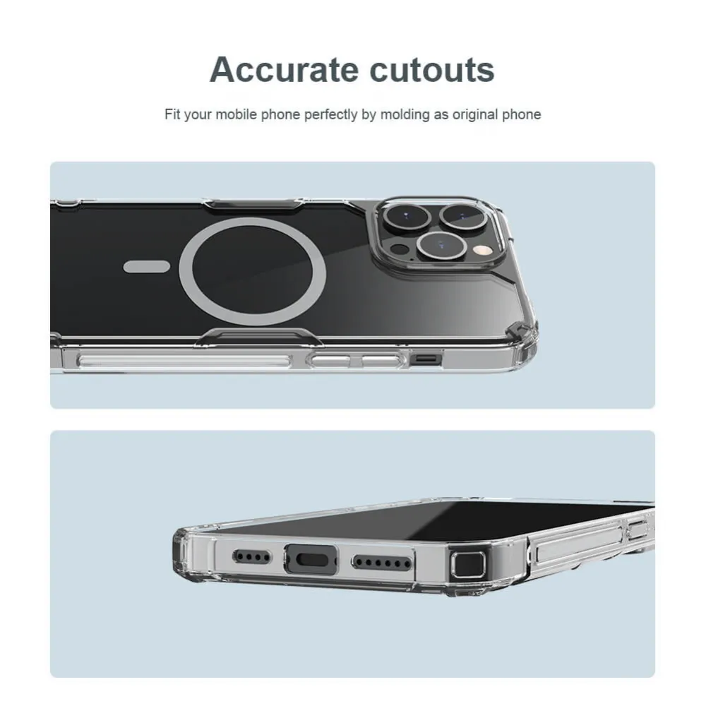 Maska Nillkin Nature Pro Magnetic za iPhone 15 6.1 plava