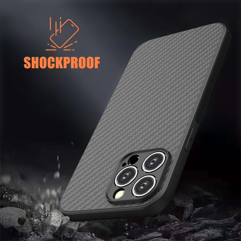 Maska Carbon fiber za iPhone 15 Pro Max 6.7 crna
