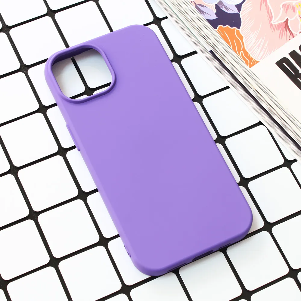 Maska Nano Silikon za iPhone 15 6.1 ljubicasta