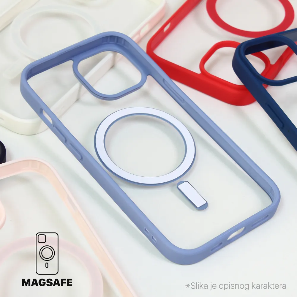 Maska Magsafe Frame Color za iPhone 15 Pro 6.1 crvena