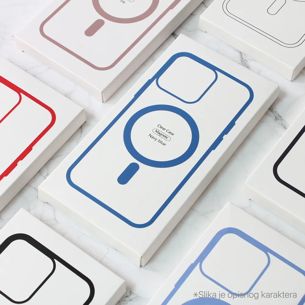 Maska Magsafe Frame Color za iPhone 15 Pro 6.1 crvena