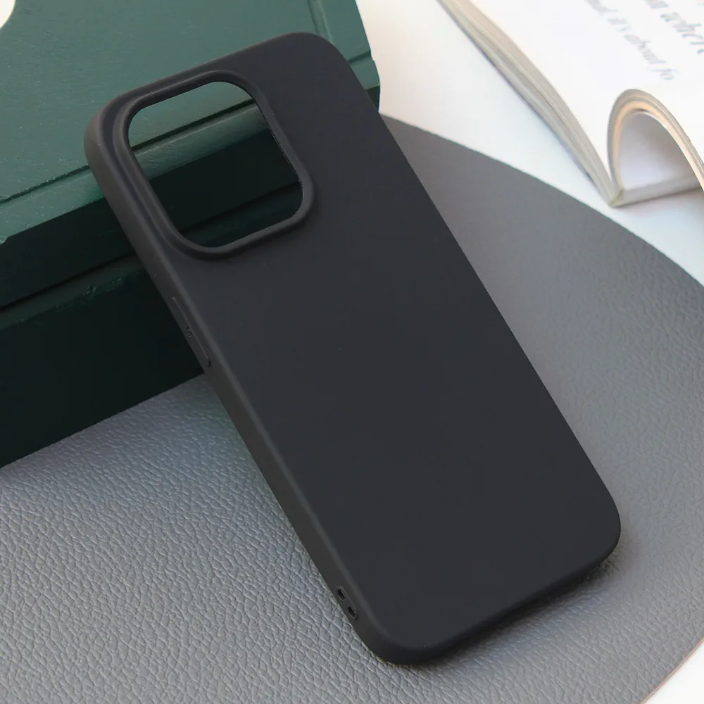 Maska silikonska Skin za iPhone 15 Pro 6.1 mat crna