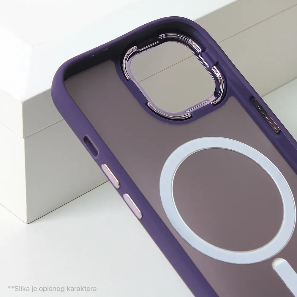Maska Magsafe colorful za iPhone 15 Plus 6.7 tamno zelena