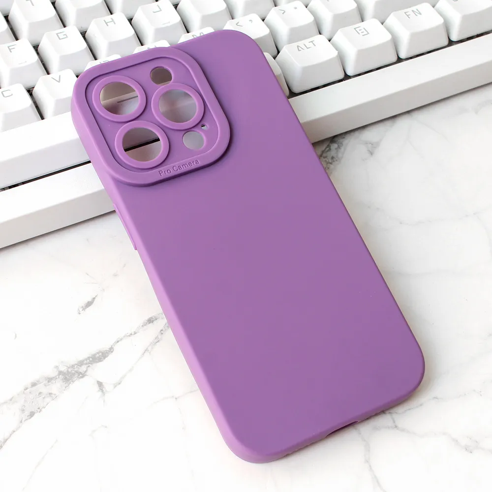 Maska Silikon Pro Camera za iPhone 15 Pro 6.1 ljubicasta