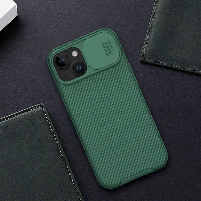 Maska Nillkin CamShield Pro za iPhone 15 6.1 zelena