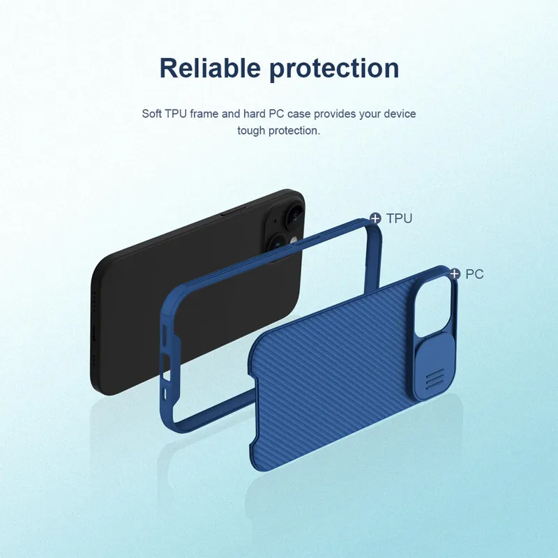 Maska Nillkin CamShield Pro za iPhone 15 6.1 zelena
