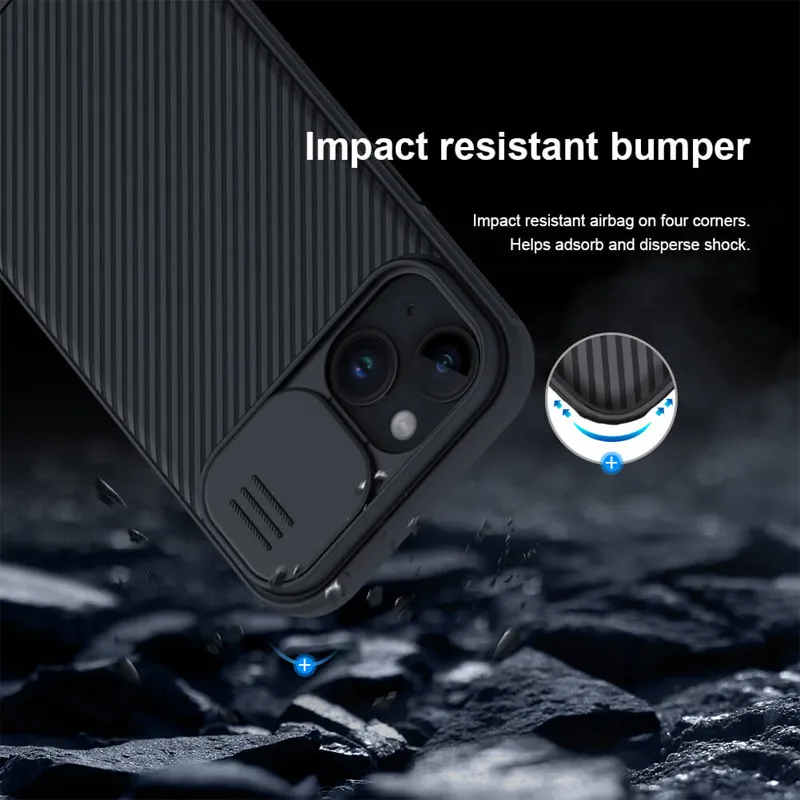 Maska Nillkin CamShield Pro za iPhone 15 6.1 zelena