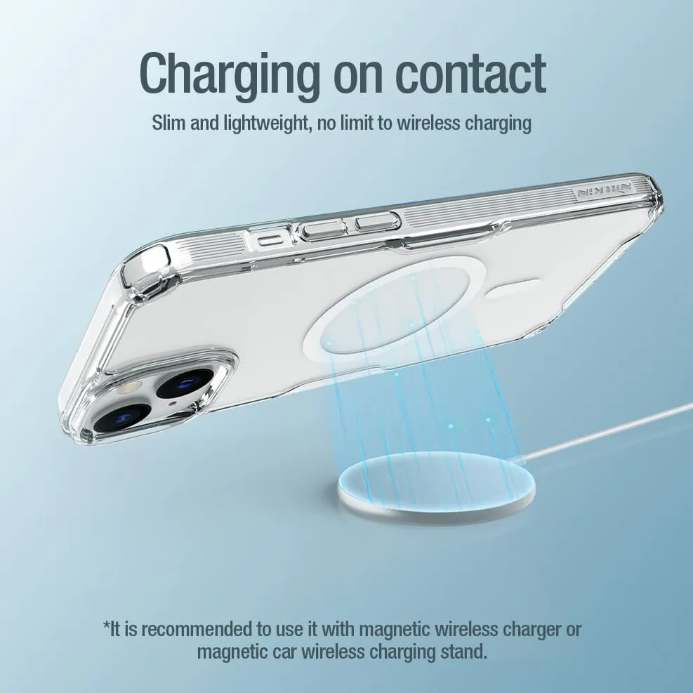 Maska Nillkin Nature Pro Magnetic za iPhone 15 Plus 6.7 transparent