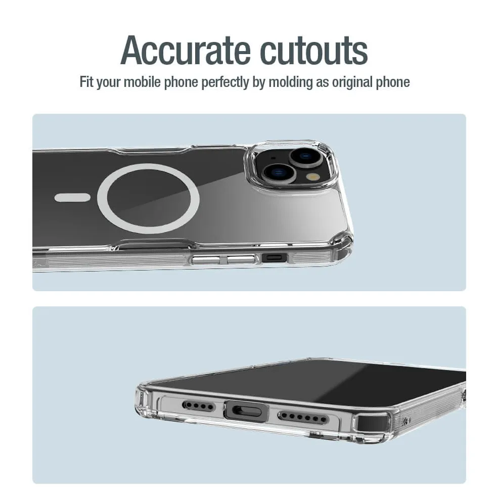 Maska Nillkin Nature Pro Magnetic za iPhone 15 Plus 6.7 transparent