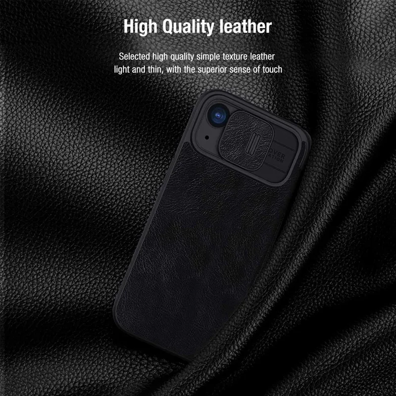Maska Nillkin Qin Pro za iPhone 15 Pro 6.1 crvena
