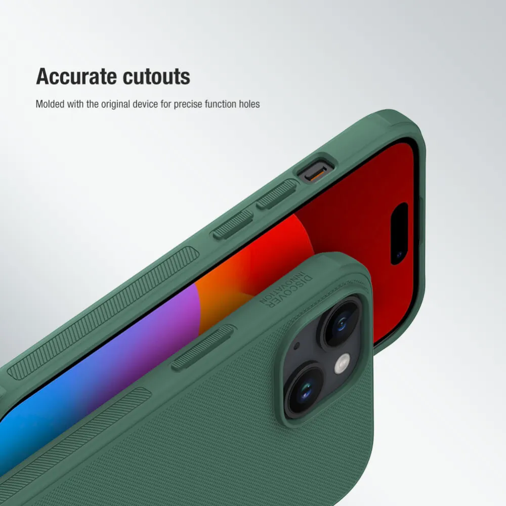 Maska Nillkin Scrub Pro za iPhone 15 Plus 6.7 zelena