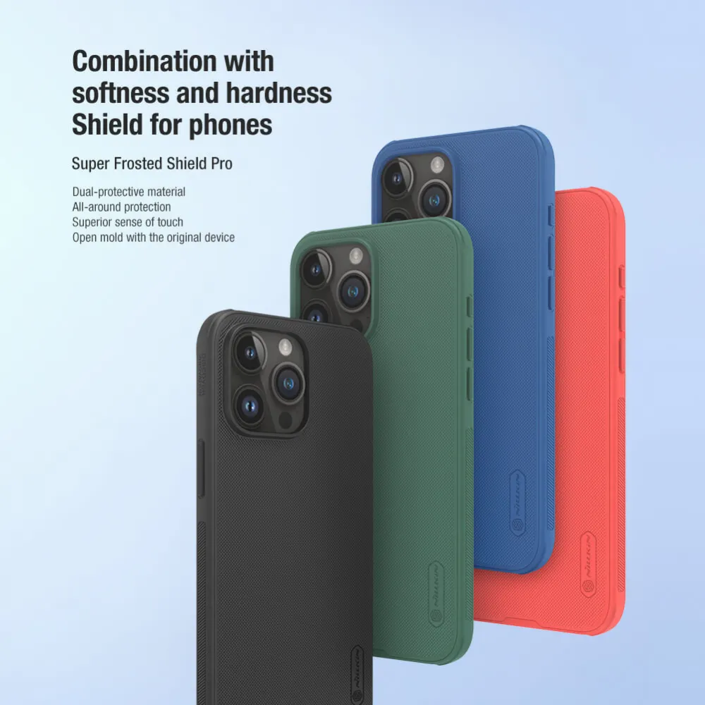 Maska Nillkin Scrub Pro za iPhone 15 Pro 6.1 zelena