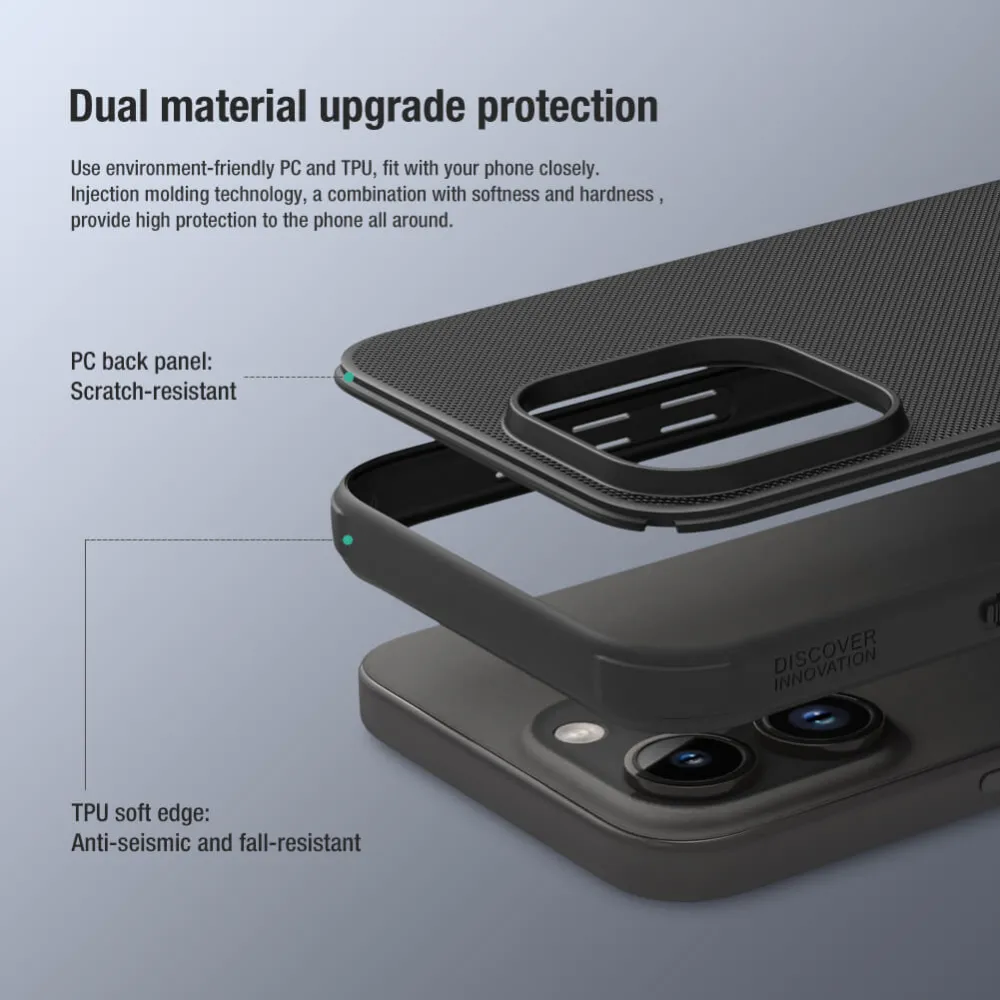 Maska Nillkin Scrub Pro za iPhone 15 Pro 6.1 zelena