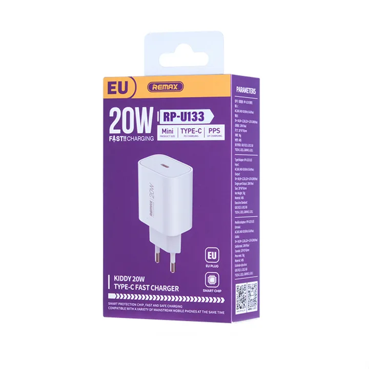 Kucni punjac Remax Kiddy Series 20W 1C Fast RP-U133 beli