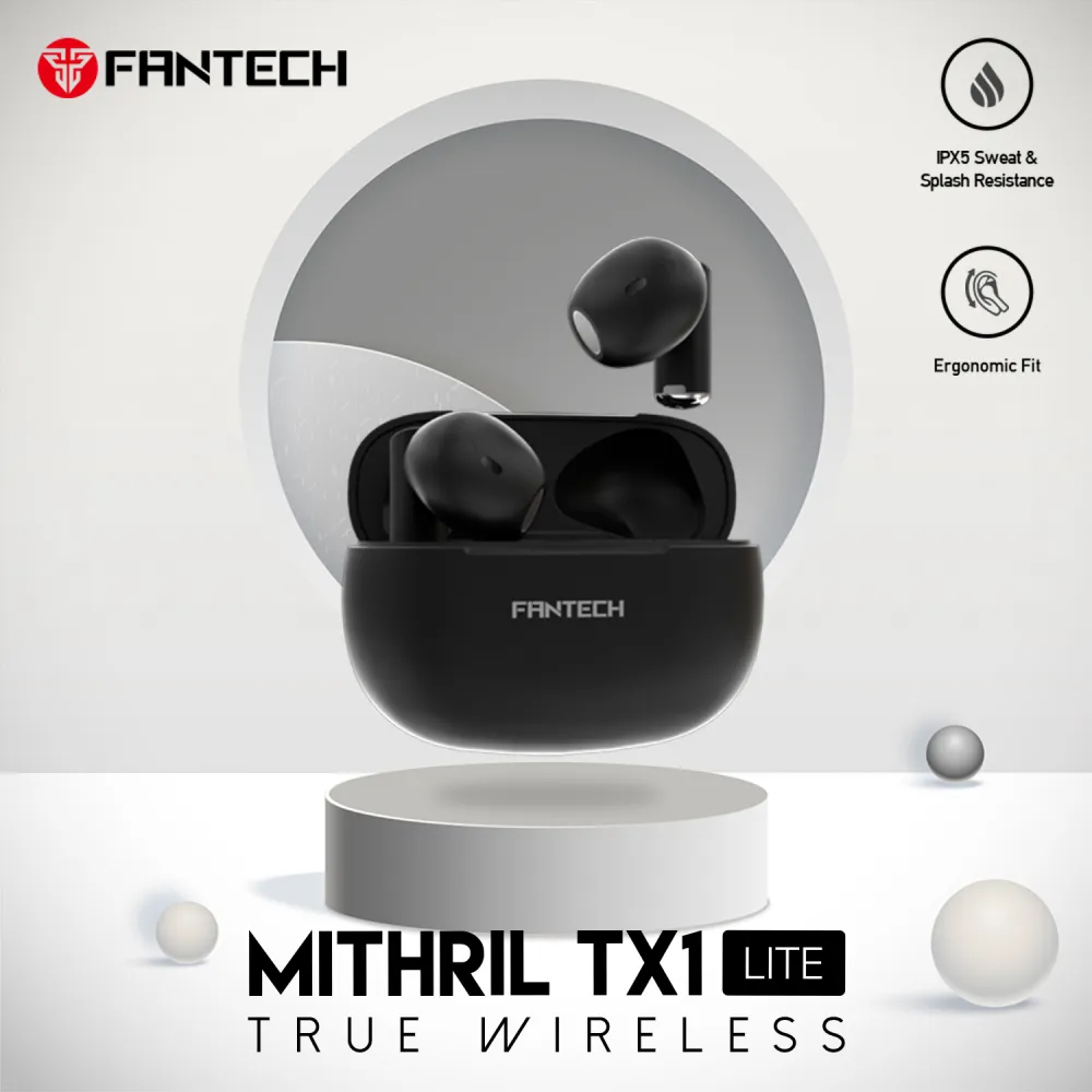 Bluetooth slusalice Fantech TX1 Lite Mithril crne