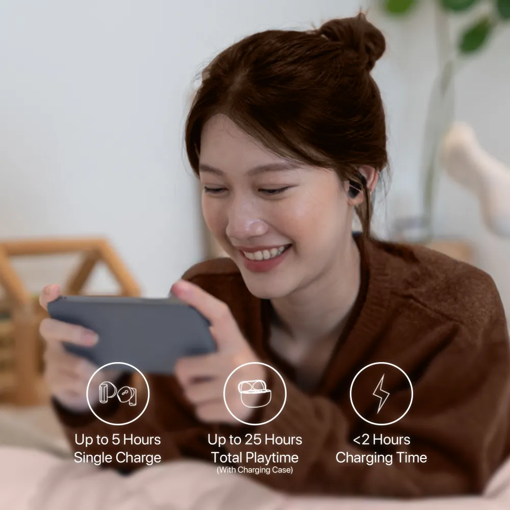 Bluetooth slusalice Fantech TX1 Lite Mithril crne