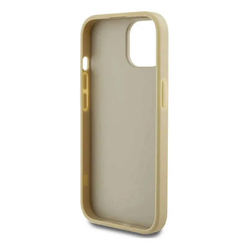 Maska Guess Hc Fixed Glitter 4G Big Metal Logo za iPhone 15 6.1 zlatna (GUHCP15SHG4SGD)