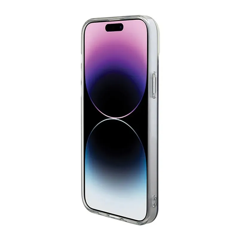 Maska Guess Hc IML Magsafe Iridescent za iPhone 15 Pro 6.1 crna (GUHMP15LHITSK)
