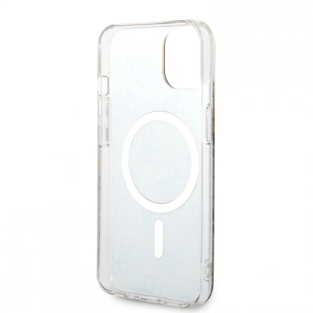 Maska Guess Hc Magsafe IML 4G Pattern za iPhone 15 6.1 braon (GUHMP15SH4STW)