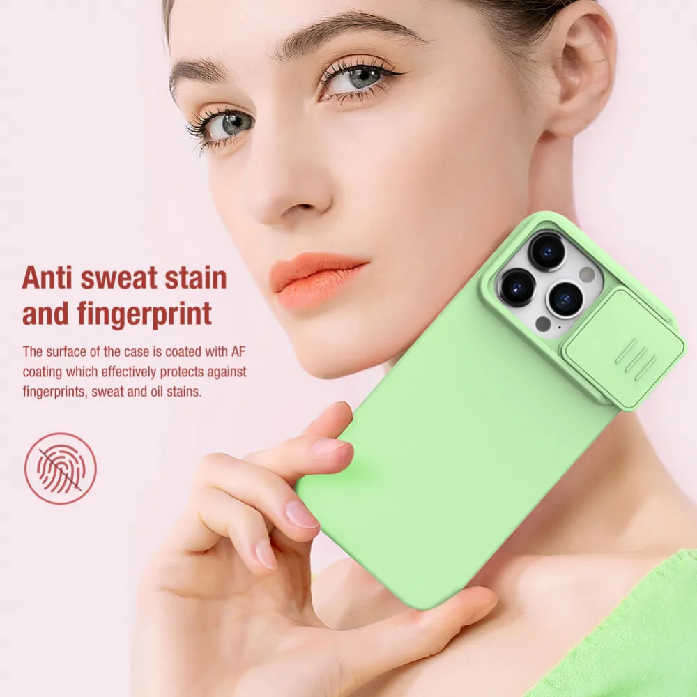 Maska Nillkin CamShield Silky za iPhone 15 Pro 6.1 crna