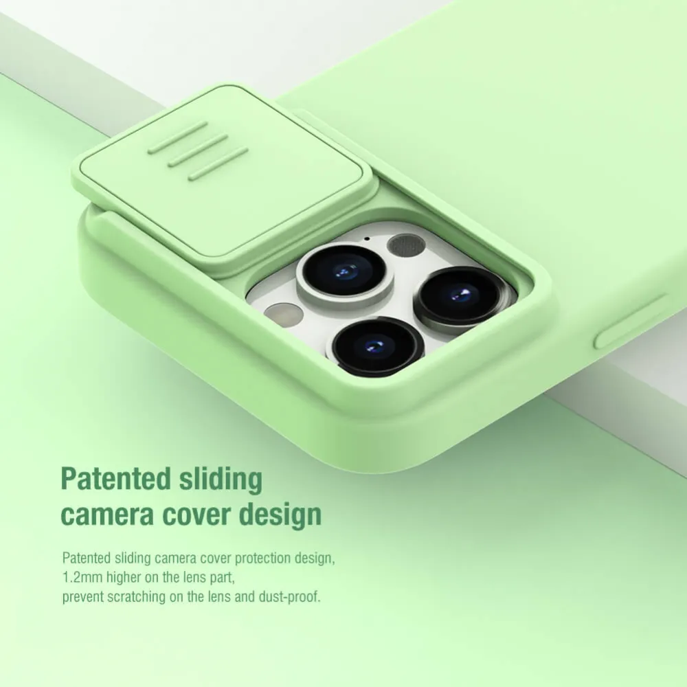 Maska Nillkin CamShield Silky za iPhone 15 Pro 6.1 ljubicasta