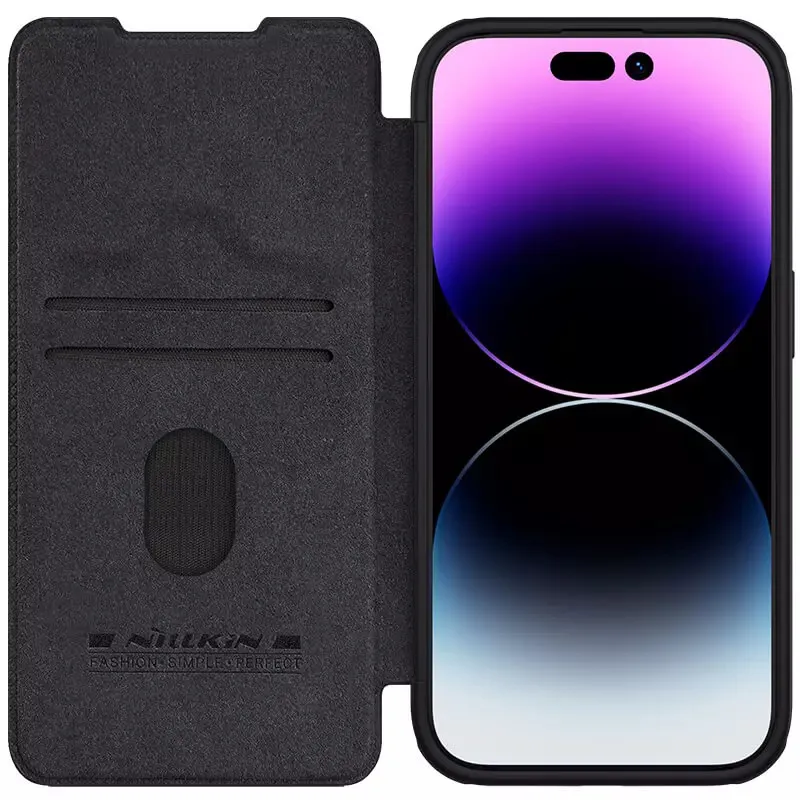 Maska Nillkin Qin Pro za iPhone 15 Pro 6.1 crna