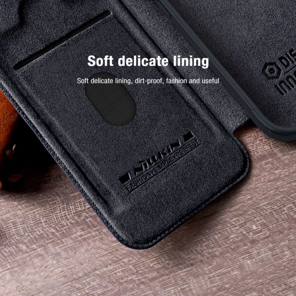 Maska Nillkin Qin Pro za iPhone 15 Pro 6.1 crna